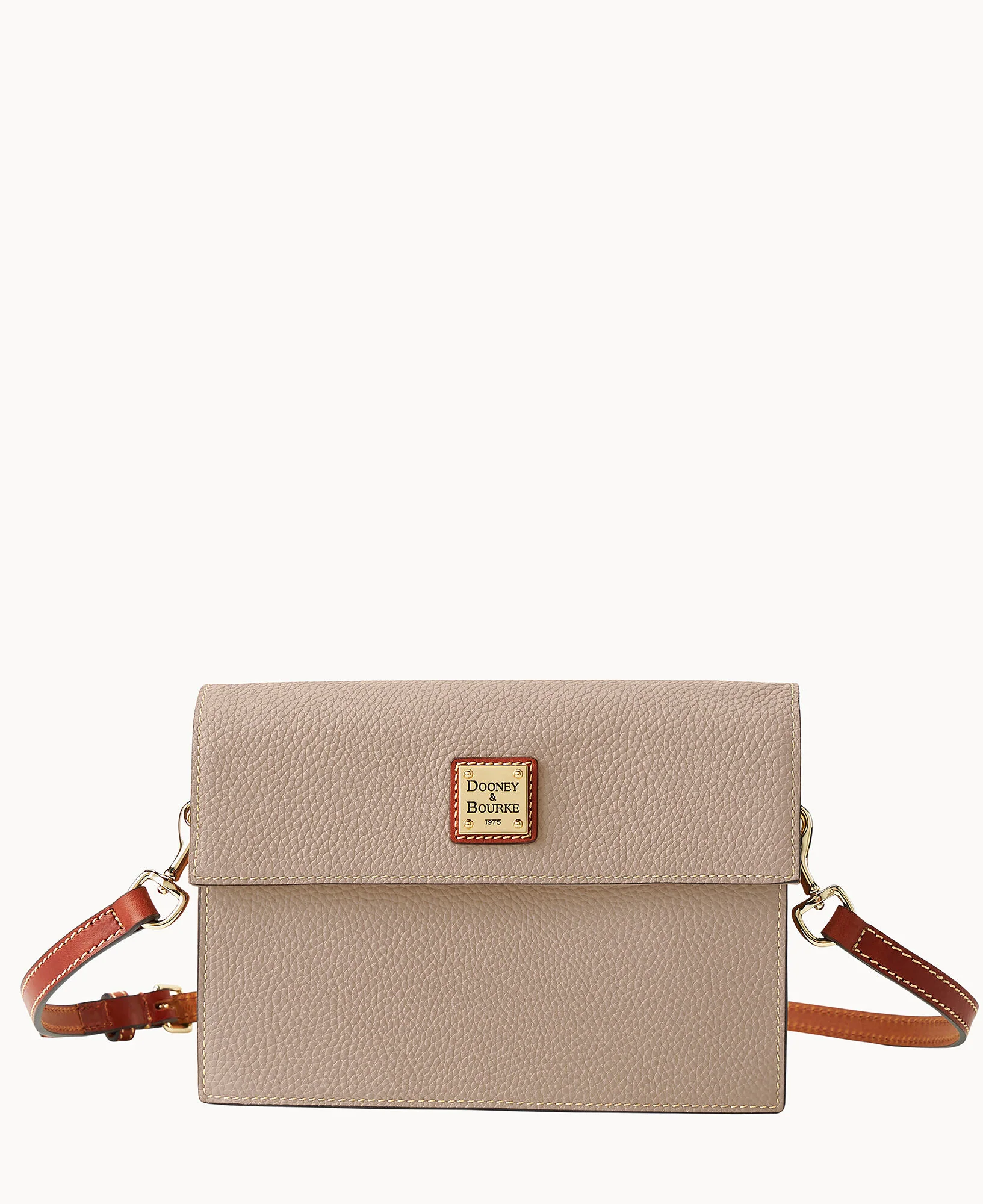 Pebble Grain East West Flap Crossbody - Image 11
