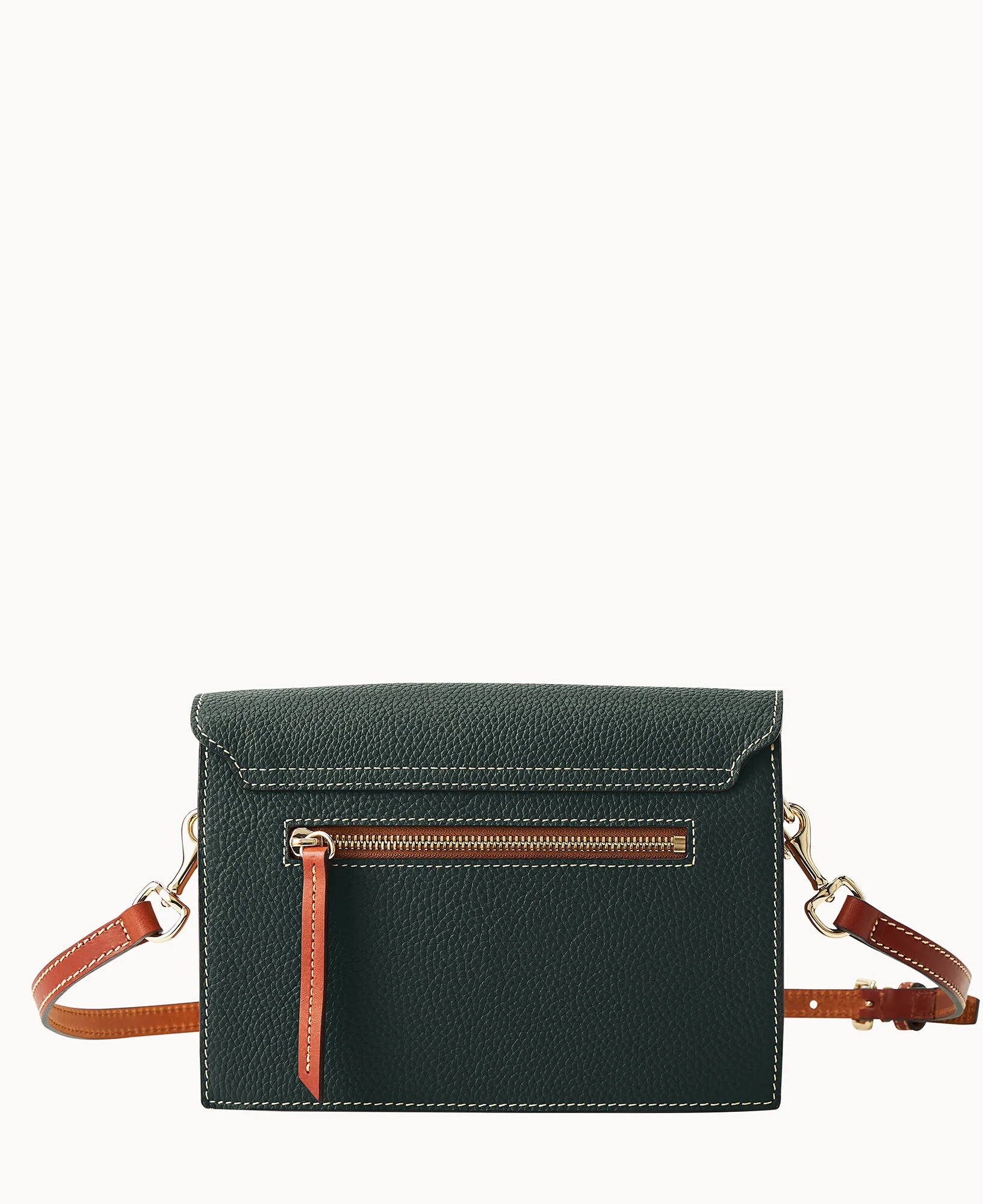 Pebble Grain East West Flap Crossbody - Image 49