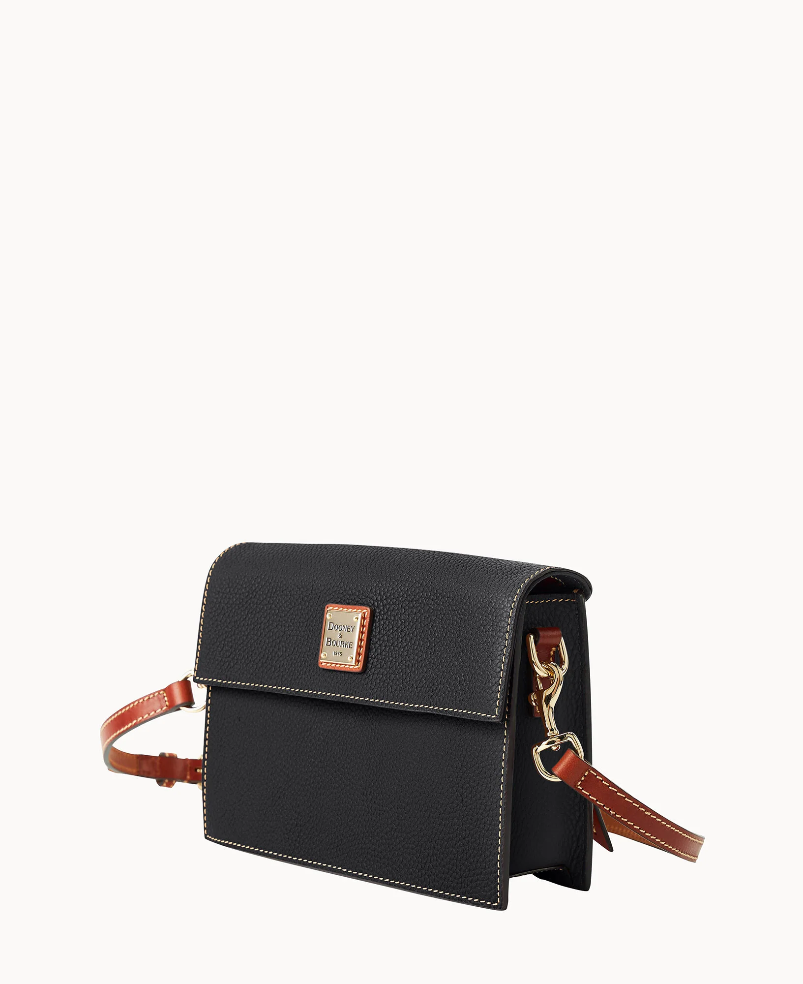 Pebble Grain East West Flap Crossbody - Image 7