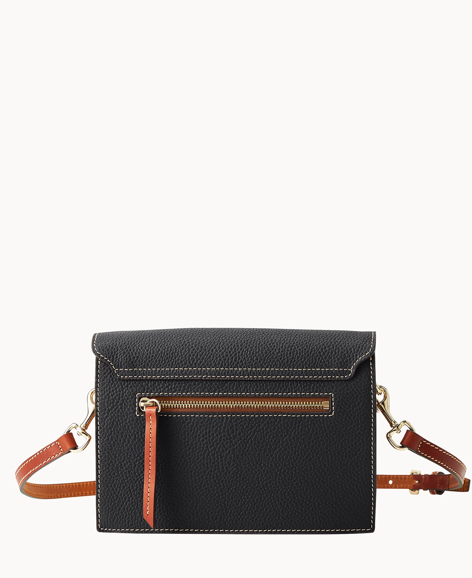 Pebble Grain East West Flap Crossbody - Image 9