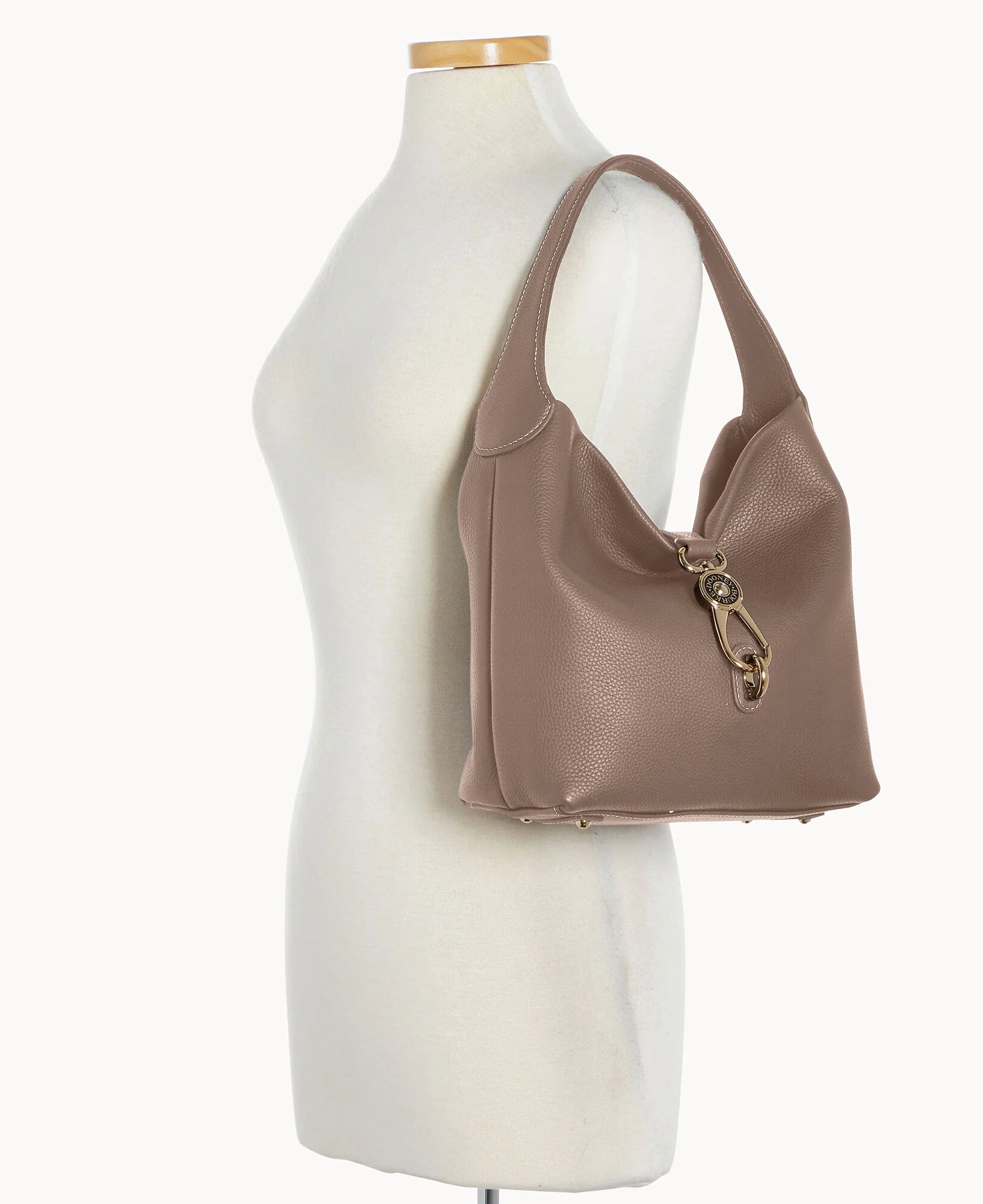 Pebble Grain Small Logo Lock Sac - Image 19