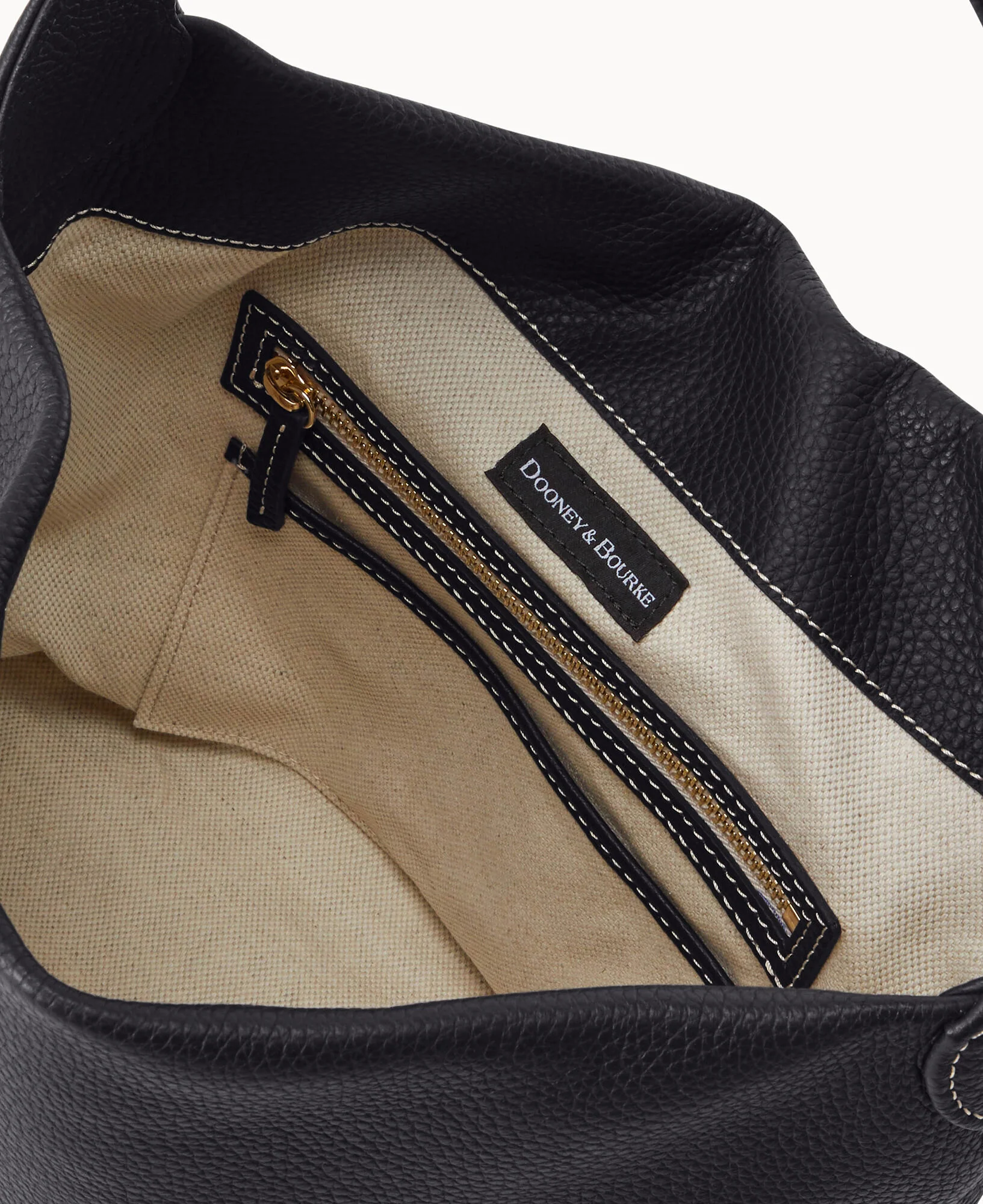 Pebble Grain Small Logo Lock Sac - Image 34