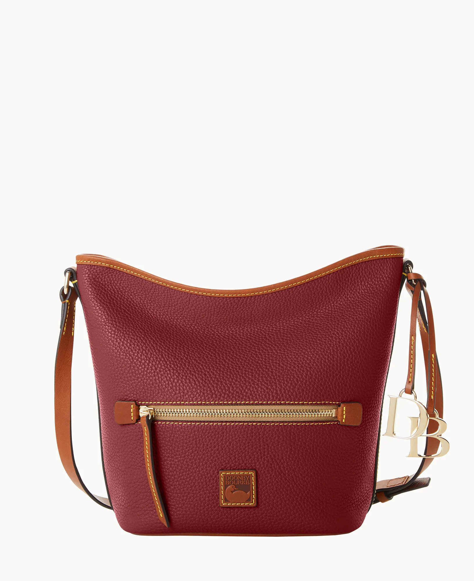 Pebble Grain Zip Sac